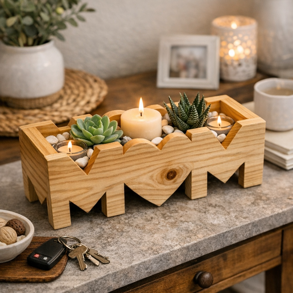 MOM Cedar Décor Box