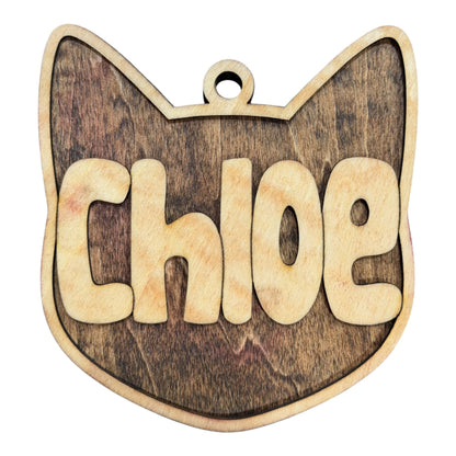 Personalized Wood Pet Ornaments