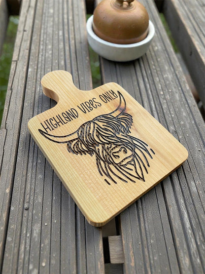 Cedar Coaster Set with Display Stand