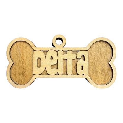 Personalized Wood Pet Ornaments