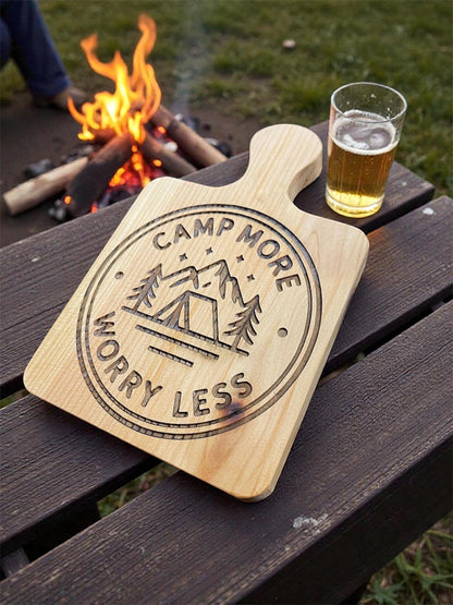 Cedar Coaster Set with Display Stand