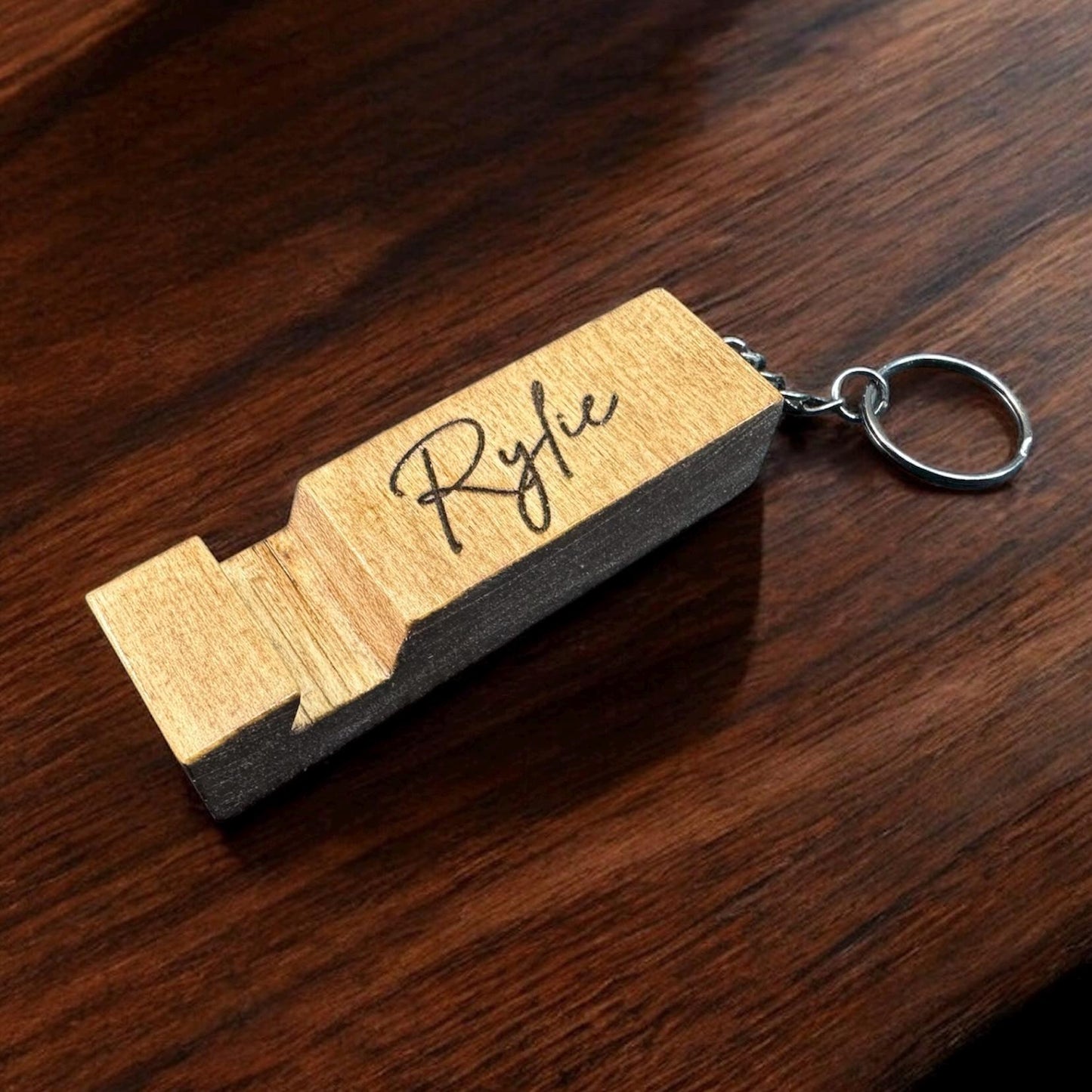 Maple Keychain Phone Stand