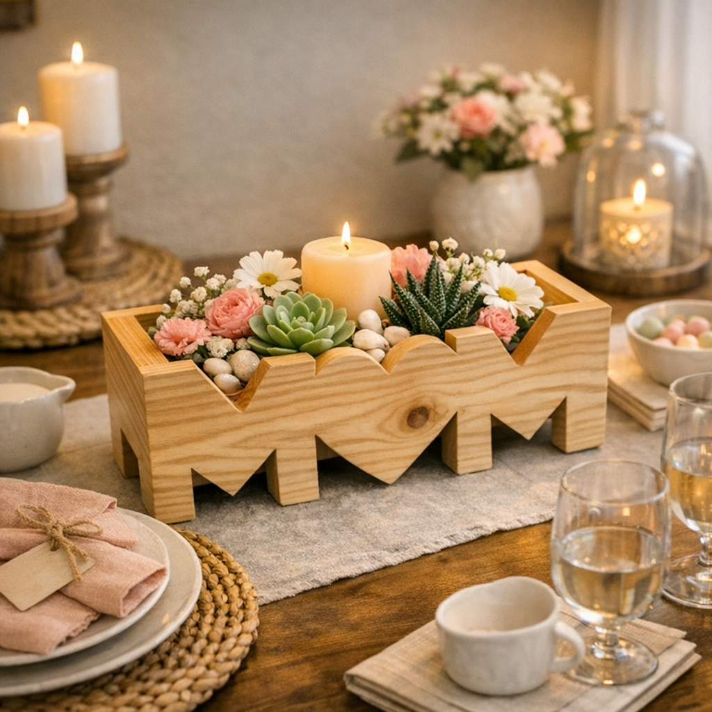 MOM Cedar Décor Box