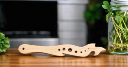 3‑in‑1 Wooden Kitchen Tool