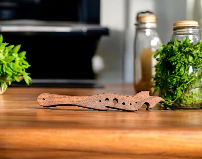 3‑in‑1 Wooden Kitchen Tool