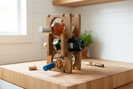 Modular Wine Display Rack — 2 Piece Add-On Set