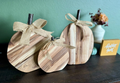 Cedar Pumpkins