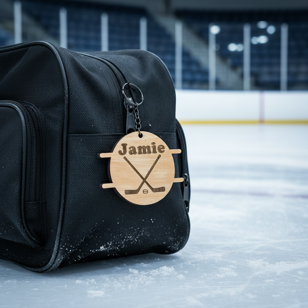 Jamie Hockey Keychain
