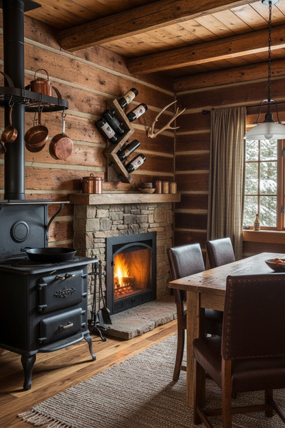 Log Cabin Kitchen
